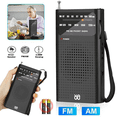 thumbnail image 5 of 4X Mini Radio Portable AM/FM All Band Stereo Weather Pocket Radio Receiver for Old Man Walking Hiking Camping, 5 of 5