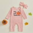thumbnail image 2 of Conjunto de mono con estampado de calabazas Doisbetthsay para bebé, 2 of 7