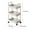 White, variant on Naittoop Carts with Wheels, 5 Tier Rolling Cart, Storage Cart, Grocery Cart on Wheels, Plastic Multi-Room Organizer for Kitchen, Living Room, Office, Bathroom, Cart for Classroom Storage