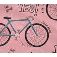 thumbnail image 5 of oneOone Cotton Flex Medium Pink Fabric Bicycle Sewing Craft Projects Fabric Prints By Yard 40 Inch Wide, 5 of 6