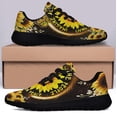 thumbnail image 3 of Hippie Sunflower Imagine All The People Living Life In Peace Shoes Sneakers Black Size 13, 3 of 7