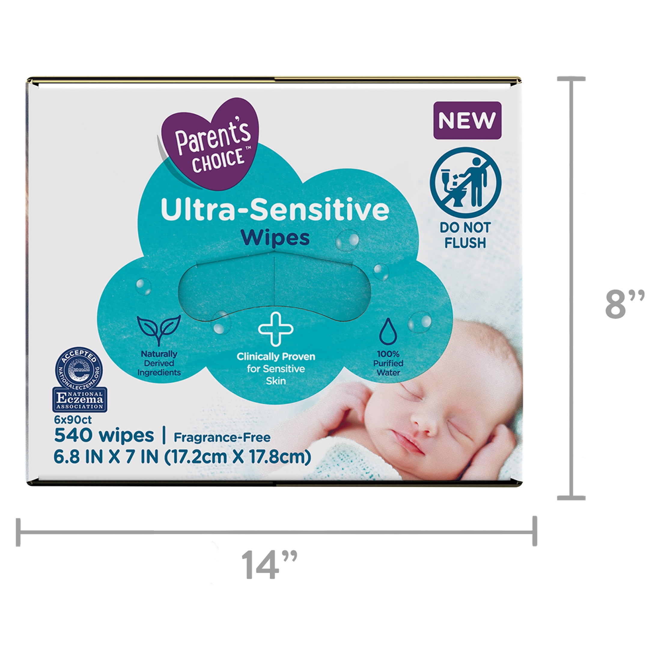 Parent's Choice UltraSensitive Baby Wipes (Choose Your Count