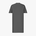 thumbnail image 5 of HOMBOM Mid-Length Dresses for Women Dark Gray Summer V-Neck A-Line 2024 Floral Plus Size Short Sleeve Dress XL, 5 of 5