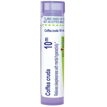 Boiron Coffea Cruda 10M, Homeopathic Medicine for Sleeplessness With Mental Hyperactivity, 80 Pellets