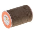 thumbnail image 4 of S SERENABLE Flat Waxed Thread for Leather Sewing, 93 Yards 0.65mm Leather Thread Waxed String Polyester Cord for DIY Hand Leather Craft Stitching Bookbinding , Coffee, 4 of 6