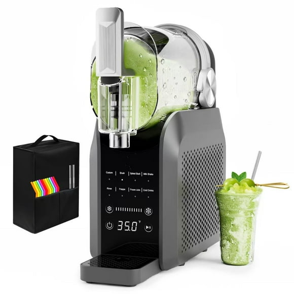Slushie Machine, No Ice Needed, 88 oz Slushie Machine for Home with Dust Cover, Professional Frozen Drink Maker, 8 Preset Programs, Frozen Margaritas, Frappés, Mi