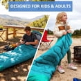 thumbnail image 5 of Camping Sleeping Bag - 3 Season Warm & Cool Weather - Summer Spring Fall Lightweight Waterproof for Adults Kids - Camping Gear Equipment, Traveling, and Outdoors, 5 of 7