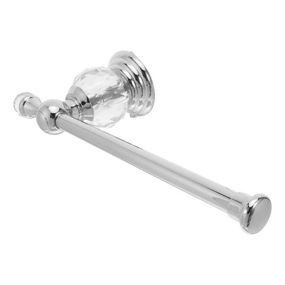 AURARMLET Stainless Steel Wall-Mounted Toilet Paper Holder with Crystal Tissue Roll Dispenser