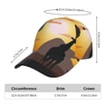 thumbnail image 5 of Kdxio Unisex Giraffes Of The African Savannah Pattern Baseball Cap Unisex Washed Classic Adjustable Hat, 5 of 5