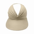 thumbnail image 2 of Domzle Women's UPF 50+ UV Protection Sun Visor Hat, Wide Brim Lightweight Foldable Ponytail Cap for Summer Beach 2026 Complexion One Size, 2 of 6