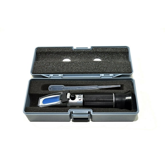 HQRP Sugar Refractometer for Measure, Monitor, Control Right Concentration of Sugar in Liquids   HQRP Sun Meter