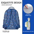 thumbnail image 3 of Celestial Galaxy Students Backpack Outer Space Nebula Cosmic Design, Durable and Adjustable Strap School Bag for Students, 3 of 6