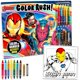 thumbnail image 1 of Set de Actividades Marvel Avengers para Colorear por Números con Crayones, 1 of 4