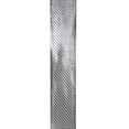 thumbnail image 2 of Northlight Shiny Silver Diagonal Striped Wired Christmas Craft Ribbon 2.5" x 10 Yards, 2 of 3