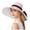 Pink, variant on CHENge Women's Organza Cloche Bowler Hat Derby Fascinator for Tea Party Bridal Wedding Hats Summer Sun Cap