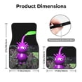 thumbnail image 5 of Lsque Pikmin Print 4-Piece Floor Mats, Heavy-Duty Rubber Liners, Anti-Slip Design, All-Season Automotive Protection, Vehicles, Cars, Trucks, and SUVs, 5 of 7