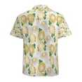 thumbnail image 3 of High Quality Hawaiian Shirts for Men Short Sleeve Aloha Beach Shirt Floral Summer Casual Button Down Shirts Blouses FDTAF5, 3 of 7