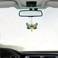 thumbnail image 4 of 1PC Garden Hanging Butterfly Decoration, Portable Large Hanging Ornaments 2D Colored Glass Acrylic Decoration Car Pendant Bag Hanging Decoration Gift for Yard and Home, 4 of 5