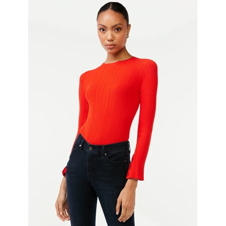 Scoop Women's Knit Long Sleeve Bodysuit