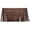 Brown, variant on Belagio 2" Wide x 25 Yards Faux Leather Fringe Trim, 1 Bolt, Black