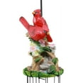 thumbnail image 6 of Ebros Red Crest Cardinal Birds Lovers Couple Wind Chime Patio Garden Decor 21" L, 6 of 9