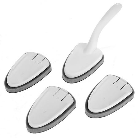 

SHUWND 3 in 1 Replaceable Brush Heads Emery Sponge Cleaning Brush Kitchen Cleaner