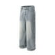 thumbnail image 3 of Pantalones Retro Con Cuentas For Hombre, Vaqueros De Barril Con Aplicación De Diamantes De Imitación, Vaqueros Holgados, Pantalones Vaqueros Informales De Pierna Ancha, 3 of 7