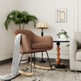 thumbnail image 1 of Rocking Chair ，Glider Chair with Armrests and Upholstered Pad, Bedroom Rocker Chair, 1 of 7