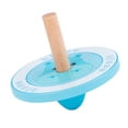 thumbnail image 2 of La parte superior giratoria juega la superficie lisa ligera del regalo de de los juguetes de la guardería de los niños de los juguetes de madera Hugo Tapas sin pintar, 2 of 10