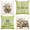 Emerald Green, variant on Bless Our Home Farmhouse Eucalyptus Leaves Throw Pillow Covers, 20 x 20 Inch Truck Home Sweet Cushion Case Decorations Set of 4