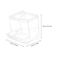 thumbnail image 2 of unbranded Organizador De Y Hisopos Acrílico Transparente Para Uso En O, 2 of 8