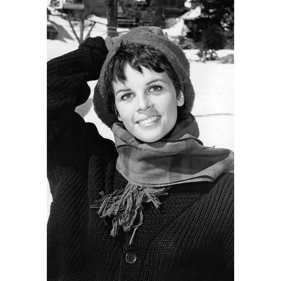 Claudine Longet Beautiful Smiling 1960's Portrait 24x36 Poster