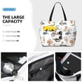 thumbnail image 2 of Wukai Snake Print Zipper Bag,large Beach Tote Bag,Waterproof Sandproof Bag,Grocery and Picnic Tote Travel Bag, 2 of 5