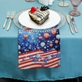 thumbnail image 4 of Shangniulu 4th of July Napkins, Napkins Disposable Independence Day Memorial Day Napkins Stars Paper Cocktail Beverage Napkins Party Decorations Holiday 4 PCS, 4 of 7