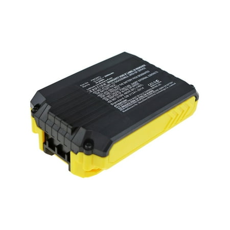 

Synergy Digital Power Tool Battery Compatible with Stanley LB2X4020 Power Tool (Li-ion 18V 2000mAh) Ultra High Capacity Replacement for Stanley FMC687L Battery