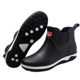 thumbnail image 4 of Botas de lluvia para hombre, botas de lluvia cortas y bajas, antideslizantes, para lavado de autos, zapatos de goma de terciopelo, botas de agua impermeables de moda para las cuatro estaciones, 4 of 6