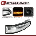 thumbnail image 4 of Luz de señal de giro LED del espejo izquierdo delantero para Kia Rondo 2014-2017, luz de marcador lateral No. 87613A4000 Amarillo, 4 of 6