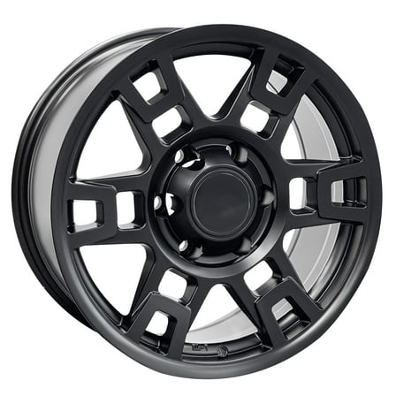 Toyota TRD Style Wheel 17x7.5 Auto Rim Matte Black 1pc.