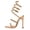 Gold, variant on Womens High Heels Sexy Rhinestone Strappy Heeled Sandals Open Toe Slip on Backless Stilettos Dressy Pumps Shoes Black Size 7.5
