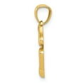 thumbnail image 2 of 14K Yellow Gold Charm Pendant Men'S Polished 4 Leaf Clover, 2 of 3