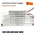 thumbnail image 3 of 1Pcs 24W 36W 48W 60W 100W LED Driver Power Supply AC220 To DC 12V/24V Ultra Thin Switching LED Driver ,Ease of Installation, 3 of 7