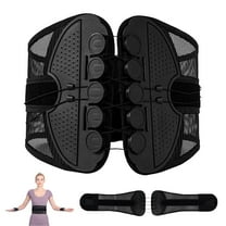 Welnax Lumbarrelief Pro, Vianys/Lifweb Lumbar Relief Pro, Glosrity Waist Belt Lumbar Support Plate, Adjustable Lumbar Support Belt Lower Back Posture Brace for Men & Women (Black, Large)