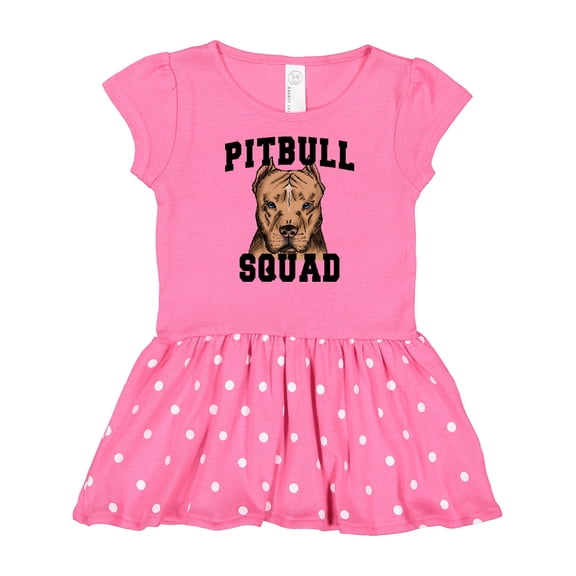 Inktastic Dog Pitbull Squad Gift Baby Girl Dress