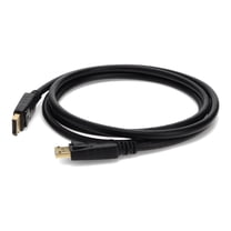 AddOn 1m DisplayPort 1.2 Male to Male 4K UHD Cable Black DISPLAYPORT1M