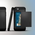 thumbnail image 3 of Funda de teléfono Spigen Slim Armor CS para iPhone SE 2022 negra, 3 of 8