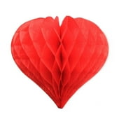 Happy Valentine's Day Heart Honeycomb Decoration