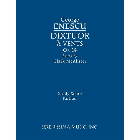 Dixtuor, Op.14: Study score, (Paperback)