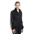 thumbnail image 4 of DISCONTINUED Sport-Tek Women's Dot Sublimation Tricot Track Jacket. LST93, 4 of 6