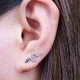 thumbnail image 5 of Limerencia Titanium Earrings with Snake Flat Back Internal Threading, Unisex (1 Piece), 5 of 6