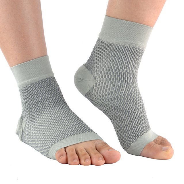 Ankle Support Heel Cover Protection Plantar Fascia Socks Compression Socks for Running, Gym